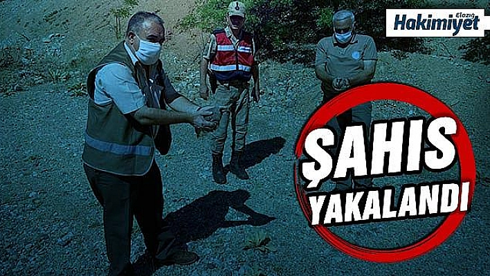 Usulsüz avlanan 1 şahıs yakalandı