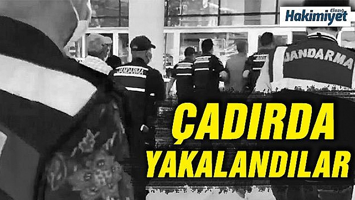 2 şüpheli çadırda yakalanıp, tutuklandı