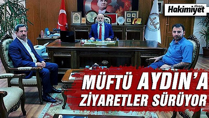 BAŞKAN AKPINAR VE MÜDÜR TUNÇ'TAN MÜFTÜ AYDIN'A  'HAYIRLI OLSUN' ZİYARETİ