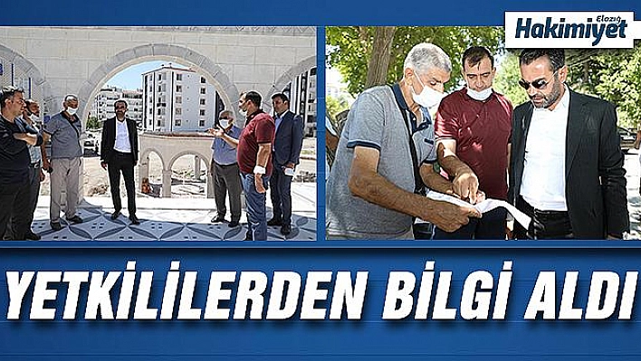 BAŞKAN ŞERİFOĞULLARI ÇALIŞMALARI İNCELEDİ