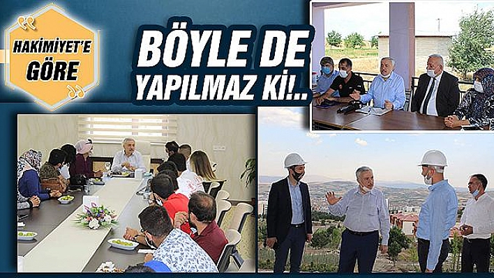 BÖYLE DE YAPILMAZ Kİ!..