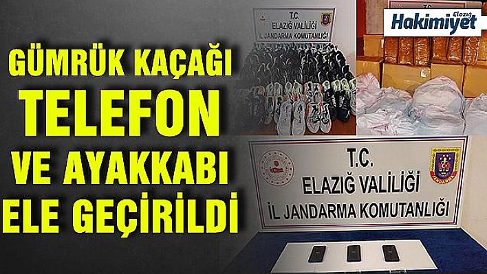 Elazığ'da 1 ton 110 kilo tütün ele geçirildi