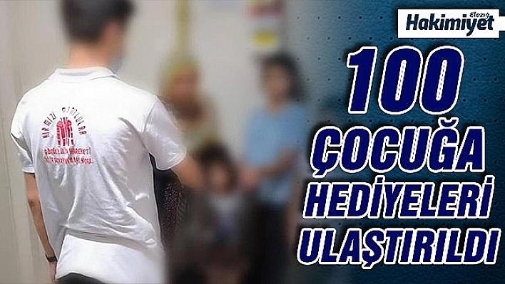 Elazığ'da tuhafiyeciler 150 çocuğu sevindirdi