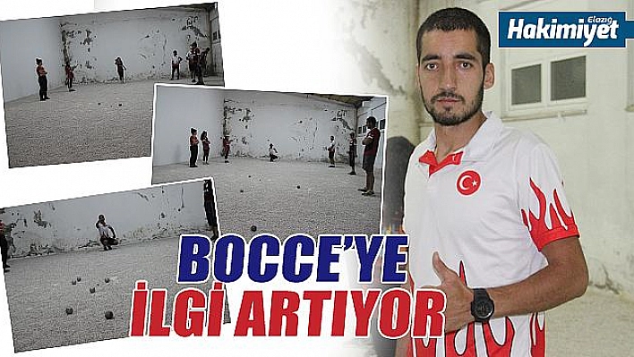 Elazığ'ın tek bocce antrenörü!