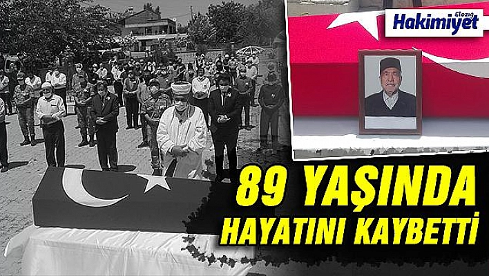 Elazığlı Kore gazisi 89 yaşında hayatını kaybetti