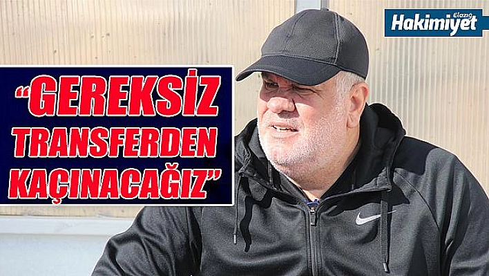 Eriş: 'Transfer yapacağız'