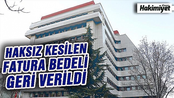 Haksız kesilen faturaların bedelini KDK yardımıyla geri aldı