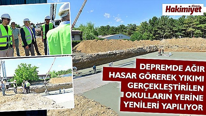 HAYIRSEVERLER İLE  YAPILAN PROTOKOLLER KAPSAMINDA YENİ OKULLARIN YAPIMINA BAŞLANDI