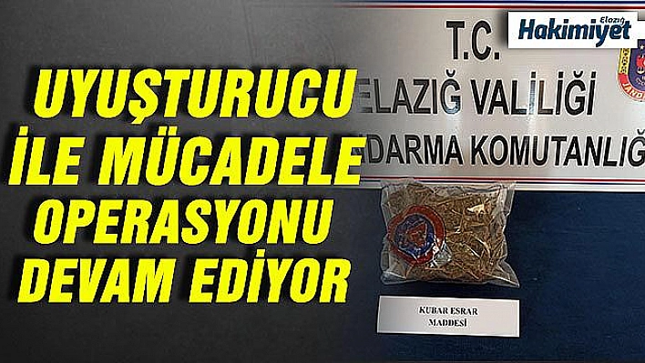 JANDARMADAN ZEHİR TACİRLERİNE GEÇİT YOK