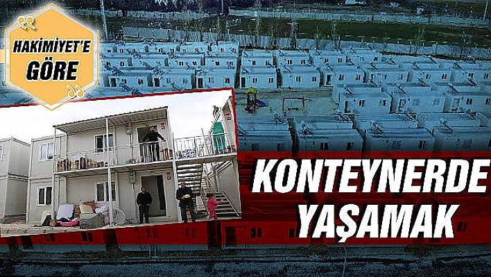 KONTEYNERDE YAŞAMAK