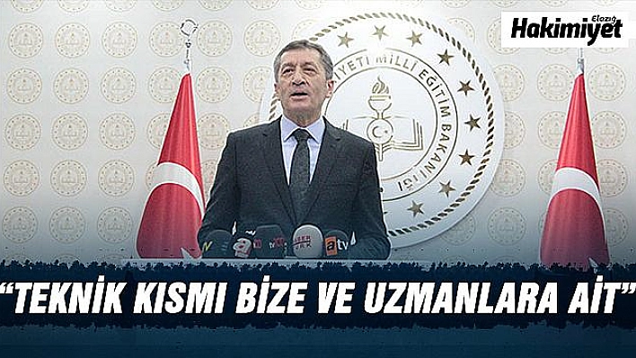 Milli Eğitim Bakanı Selçuk: 'Biz veriye dayalı olarak karar veriyoruz'