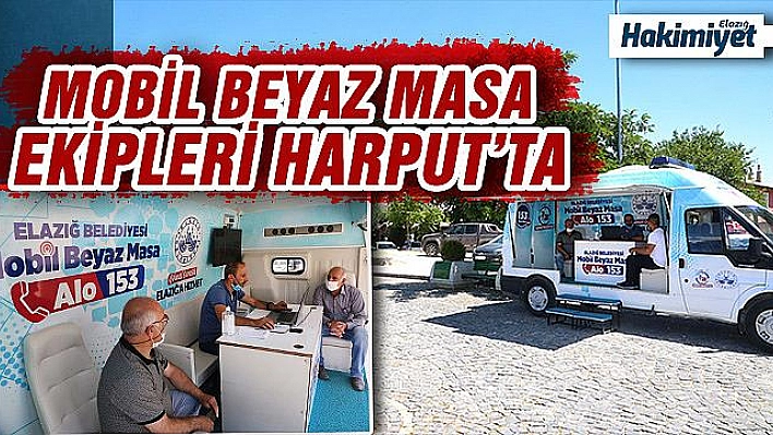 MOBİL BEYAZ MASA VATANDAŞIN YANINDA