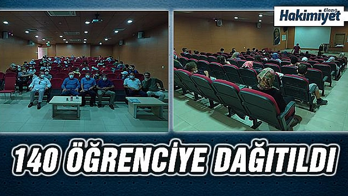 Öğrencilere eğitim seti dağıtıldı