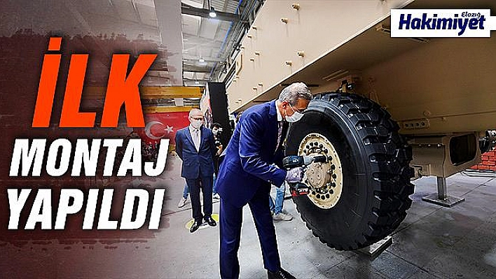 Pars 6x6 mayına karşı korumalı aracın ilk montajı yapıldı