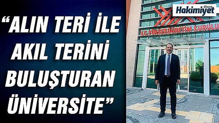 PROF. DR. BİLAL ÇOBAN REKTÖRLÜK İÇİN BAŞVURU DA BULUNDU