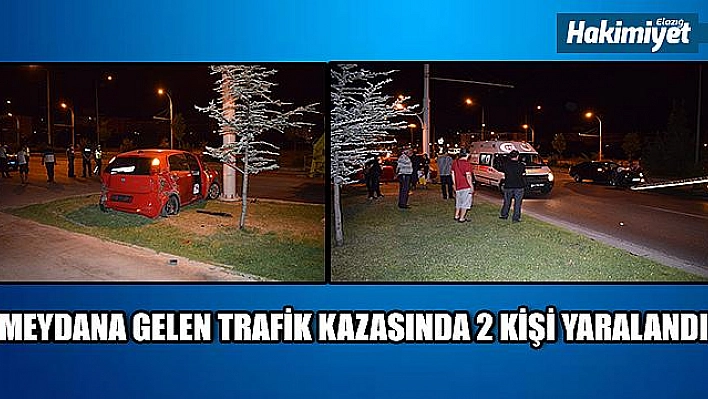 Trafik kazası: 2 yaralı