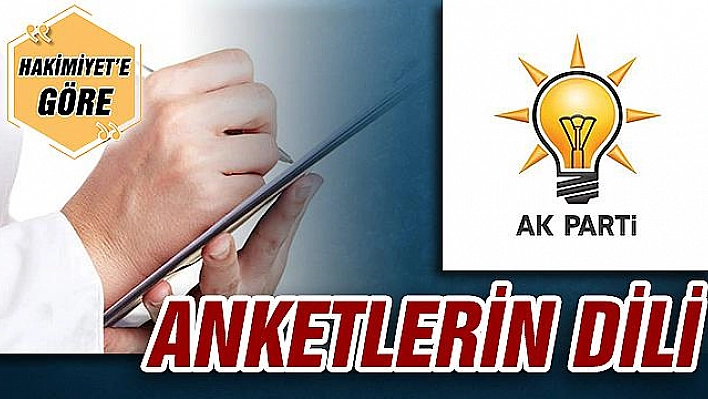 AN­KET­LERİN DİLİ