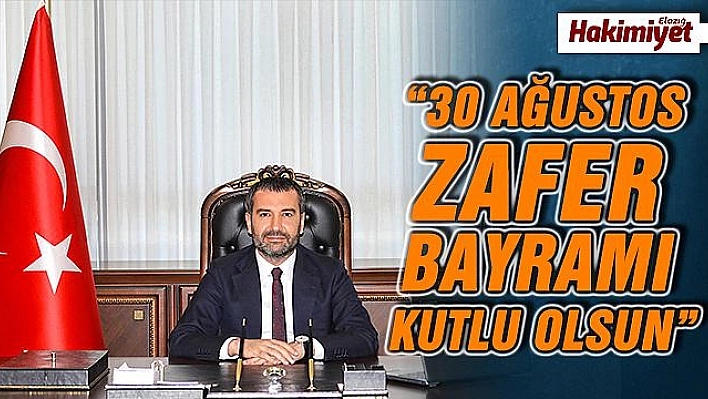 BAŞKAN ŞERİFOĞULLARI'NDAN 30 AĞUSTOS ZAFER BAYRAMI MESAJI