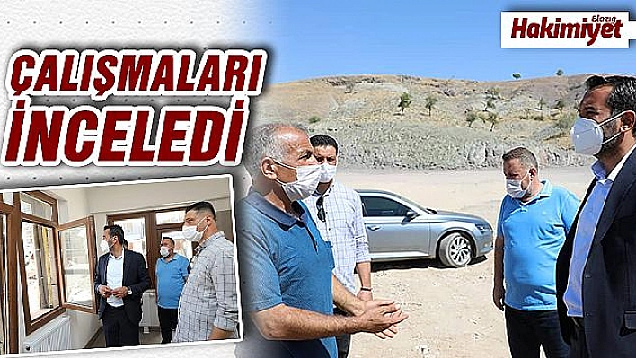 BAŞKAN ŞERİFOĞULLARI, YENİ ODUN AMBARI SAHASINDA İNCELEMELERDE BULUNDU