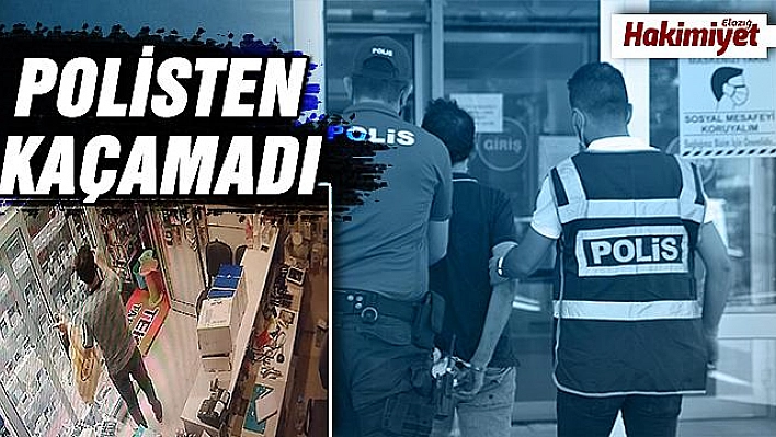 Cep telefonu hırsızı önce kameraya sonra polise yakalandı