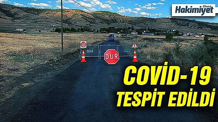 Elazığ'da bir sokak ve köy karantinaya alındı