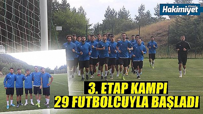 Elazığspor'da Bolu kampı başladı