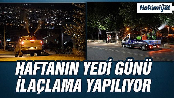 İLAÇLAMA ÇALIŞMALARI ARALIKSIZ DEVAM EDİYOR