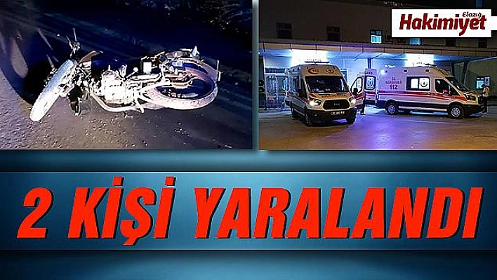 Motosiklet kazası: 2 yaralı