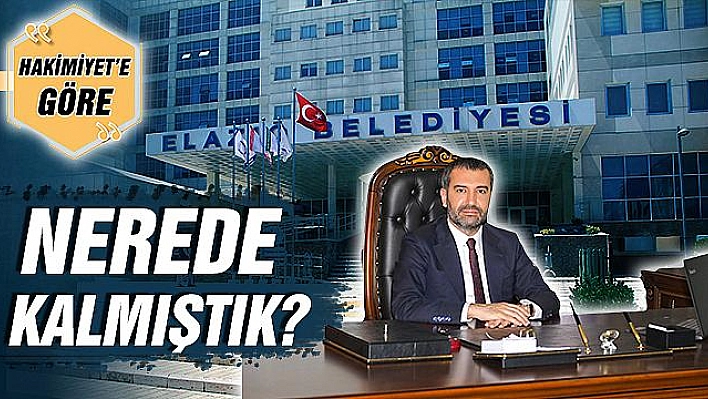 NEREDE KALMIŞTIK?