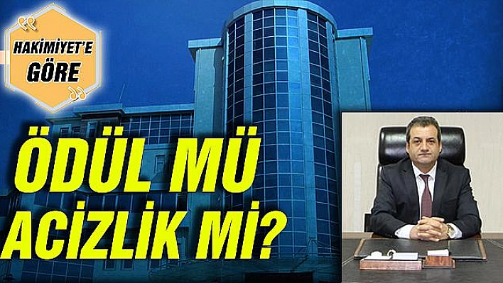 ÖDÜL MÜ ACİZLİK Mİ?