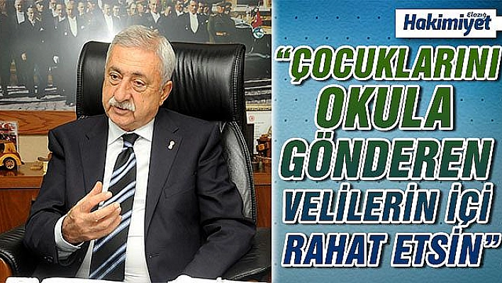 Palandöken: 'Devlet okulları bu yıl kantinlerden kira almasın'