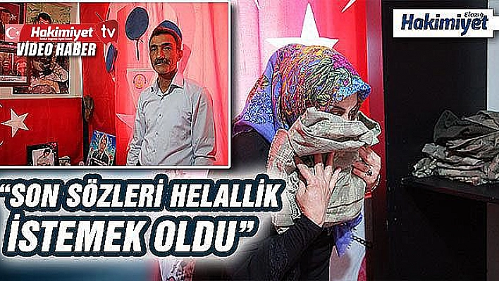 Şehit ailesi oğullarından kalan hatıraların kokusuyla yaşıyor