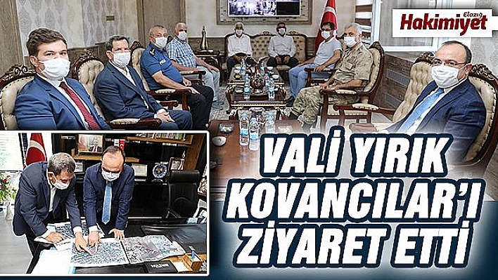 Vali Erkaya Yırık Kovancılar İlçesini Ziyaret Etti