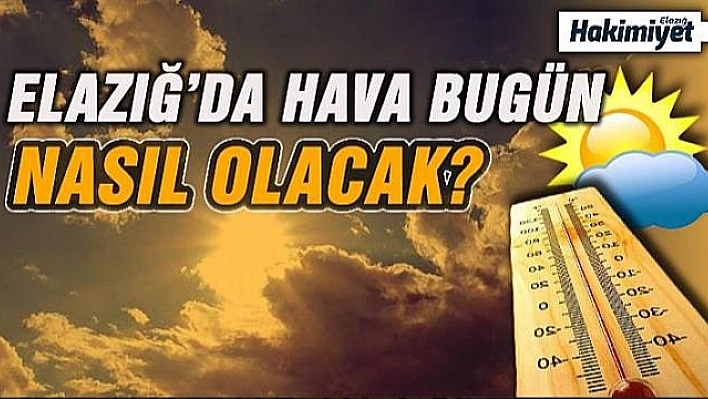 15 Eylül Elazığ Hava Durumu 