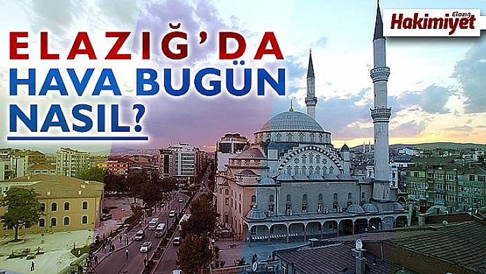 25 Eylül Elazığ Hava Durumu