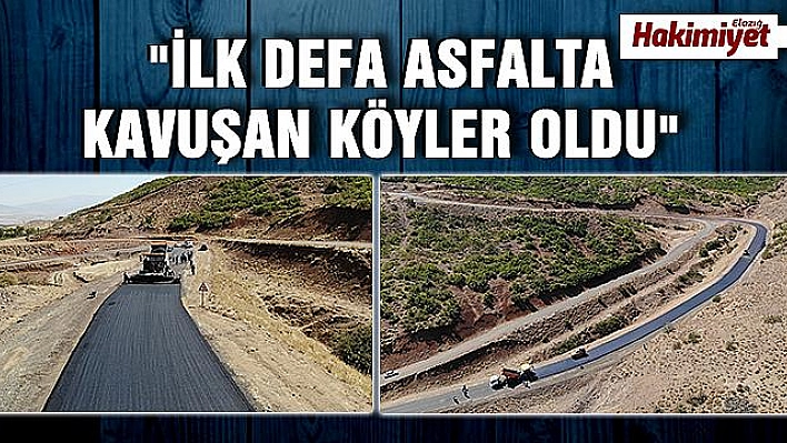 92 köy yeni asfalt yola kavuştu