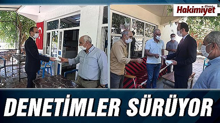 ARICAK İLÇESİNDE DENETİMLER SÜRÜYOR