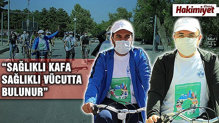 Avrupa Hareketlilik Haftası kapsamında vali ve başkan pedal çevirdi