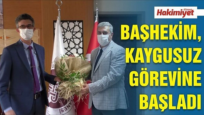 BAŞHEKİM PROF. DR. İRFAN KAYGUSUZ GÖREVİNE BAŞLADI 