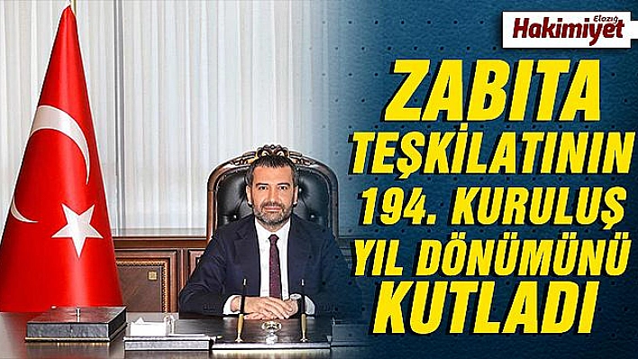 BAŞKAN ŞERİFOĞULLARI'NDAN ZABITA HAFTASI MESAJI