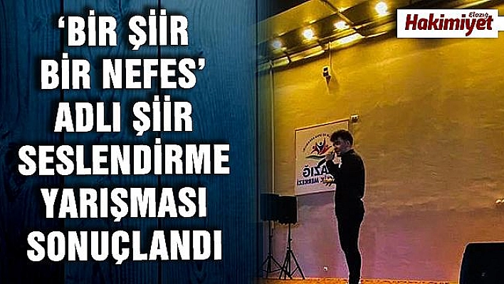 BİR ŞİİR BİR NEFES