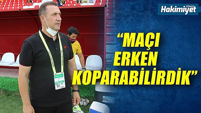 Çınar: 'Futbolcularım sonuna kadar savaştı'