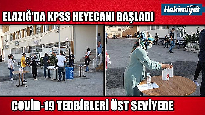 Covid-19 tedbirleri kapsamında KPSS heyecanı