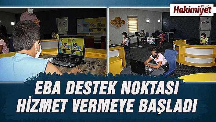 Depremzede öğrenciler için konteyner kentte EBA destek noktası