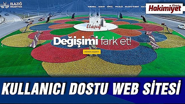 ELAZIĞ BELEDİYESİ YENİ  WEB TASARIMIYLA YAYINDA