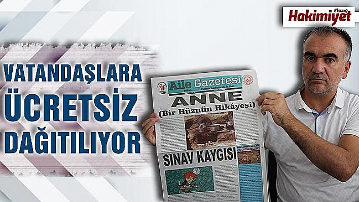 Elazığ'da Aile Gazetesi ile aile ve topluma destek