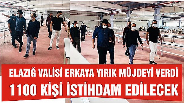 ELAZIĞ'DA BİR TEKSTİL FABRİKASI DAHA KURULUYOR