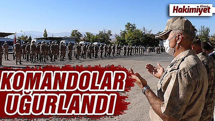 Elazığ Jandarma Komando Tabur Komutanlığı (Serhatlar) Suriye'ye uğurlandı