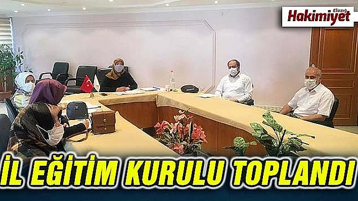 ELAZIĞ MÜFTÜLÜĞÜ İL EĞİTİM KURULU TOPLANDI