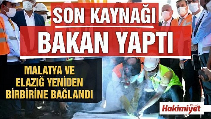 Fırat'ın Yeni Gerdanlığı'nın son segmenti birleştirildi